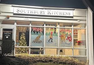 Santa’s Workshop (best use of holiday décor-local business category only): Southbury Kitchens, 77 Main Street North 